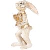 Clayre & Eef 6PR5095 Décor Lapin Beige Doré 6x7x13 cm