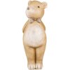 Clayre & Eef 6PR5272 Décoration Figurine animalière Beige 7x7x18 cm Style rustique