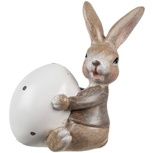 Clayre & Eef 6PR5265 Déco Lapin avec œuf...