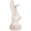 Clayre & Eef 6TE0557 Déco Lapin Pierre Beige 12x10x24 cm