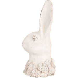 Clayre & Eef 6TE0558 Deko Lapin Beige 11x11x24 cm Figurine en pierre antique