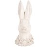 Clayre & Eef 6TE0558 Deko Lapin Beige 11x11x24 cm Figurine en pierre antique