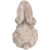 Clayre & Eef 6TE0560 Pierre décorative Lapin Gris 10x9x15 cm