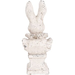 Clayre & Eef 6TE0563 Déco Lapin Beige Pierre Antique 11x8x24 cm