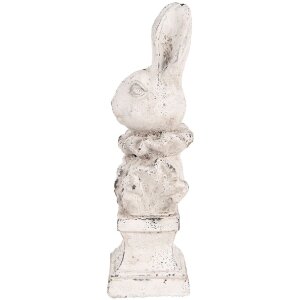 Clayre & Eef 6TE0563 Déco Lapin Beige Pierre Antique 11x8x24 cm