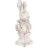 Clayre & Eef 6TE0563 Déco Lapin Beige Pierre Antique 11x8x24 cm