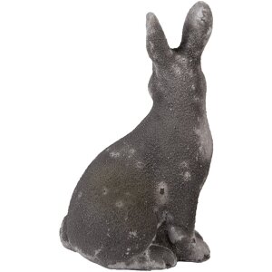 Clayre & Eef 6TE0565 Déco lapin pierre gris 14x10x23 cm Style antique