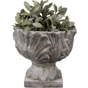 Clayre & Eef 6TE0567 Pot de fleurs pierre gris...