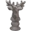 Clayre & Eef 6TE0568 Décoration Cerf Pierre Grise 17x14x26 cm