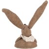 Clayre & Eef TW0617 Décoration Lapin Marron 20x17x41 cm style rustique