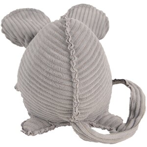 Clayre & Eef TW0618 Décoration Souris grise 28x15x16 cm style campagnard