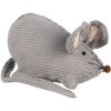 Clayre & Eef TW0618 Décoration Souris grise 28x15x16 cm style campagnard