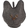 Clayre & Eef TW0619 Décoration Chat Gris 20x14x22 cm