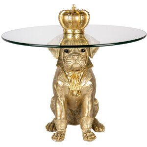 Clayre & Eef 50785 Table dappoint chien or Ø...