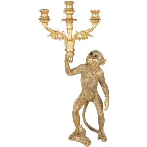 Clayre & Eef 5PR0145 Chandelier Singe doré...