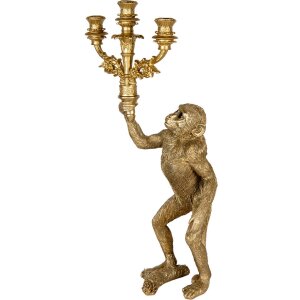 Clayre & Eef 5PR0145 Chandelier Singe doré...