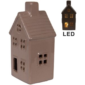 Clayre & Eef 6CE2118 Décoration Maison LED Marron 8x6x15 cm