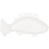 Clayre & Eef 6CEBO0196 Bol poisson blanc Céramique 30x15x3 cm 150 ml