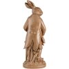 Clayre & Eef 6PR5201 Décoration Lapin brun blanc 15x9x40 cm