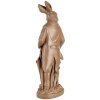 Clayre & Eef 6PR5201 Décoration Lapin brun blanc 15x9x40 cm