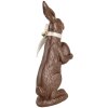 Clayre & Eef 6PR5205 Décoration Lapin avec œuf 11x5x20 cm style rustique