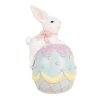 Clayre & Eef 6PR5210 Décoration Lapin sur œuf 9x9x17 cm