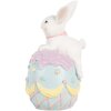 Clayre & Eef 6PR5210 Décoration Lapin sur œuf 9x9x17 cm