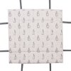 Clayre & Eef BNS47 Panier à pain 35x35x8 cm Beige Gris avec motif de lapin