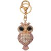 Juleeze JZKC0173 Porte-clés hibou or 4x2x7 cm avec mousqueton