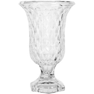 Clayre & Eef Vase en verre Ø 15x23 cm Transparent Design élégant