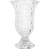 Clayre & Eef Vase en verre Ø 15x23 cm Transparent Design élégant