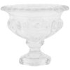 Clayre & Eef 6GL5032 Vase en verre Transparent Ø 13x11 cm Décoration élégante