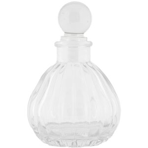 Clayre & Eef 6GL5038 Carafe en verre Ø 7x11 cm 100 ml Transparent