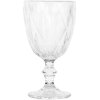 Clayre & Eef 6GL5046 Verre à vin 200ml Schliffdesign Ø8xH16cm Transparent