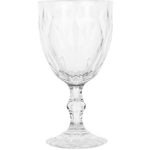 Clayre & Eef 6GL5047 Verre à vin 250 ml Verre design classique élégant