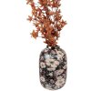 Clayre & Eef 65889 Vase décoratif Fer Noir Beige Ø 17x26 cm Style Boho