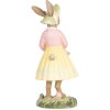 Clayre & Eef Lapin déco Beige Jaune 5x6x12 cm Décoration de Pâques Polyrésine