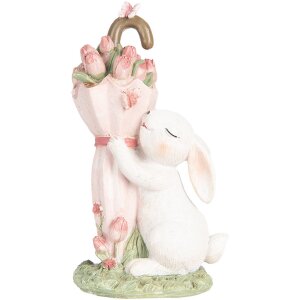 Clayre & Eef Figurine décorative Lapin avec...