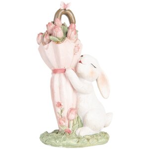 Clayre & Eef Figurine décorative Lapin avec...