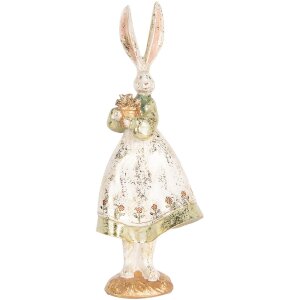 Clayre & Eef Déco Lapin Vintage Figure de...