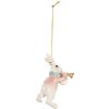 Clayre & Eef 6PR5713 Décoration Pendentif Lapin 5x3x8 cm Polyrésine