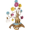 Clayre & Eef 6PR5086 Chandelier Lapin Doré Rose 30x16x37 cm