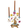 Clayre & Eef 6PR5086 Chandelier Lapin Doré Rose 30x16x37 cm