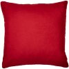 Clayre & Eef KT021.378 Housse de coussin rouge blanc 44x44 cm style campagnard