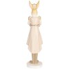 Clayre & Eef 6PR5468 Décoration lapin beige or 13x12x47 cm style rustique