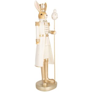 Clayre & Eef Lapin déco Beige Or 47 cm...