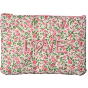 Juleeze JZTB0075 Trousse de toilette Blanc Rose Fleurs...