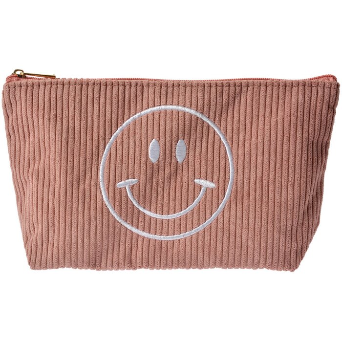 Juleeze JZTB0077 Trousse de toilette Rose 20x5x12 cm Synthétique Smiley