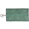 Juleeze JZTB0078 Trousse de toilette Vert 19x1x11 cm avec mousqueton et broderie