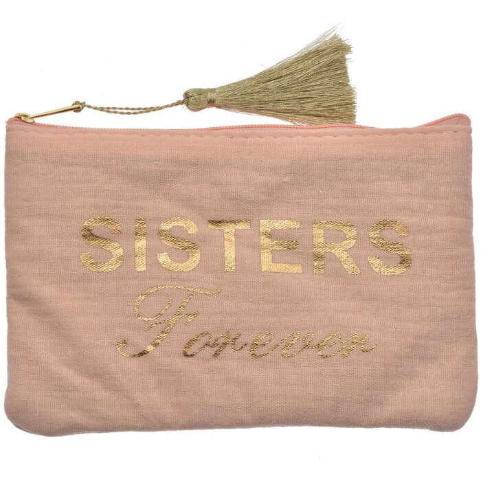 Juleeze JZTB0081P Trousse de toilette rose 17x1x11 cm Sisters Forever